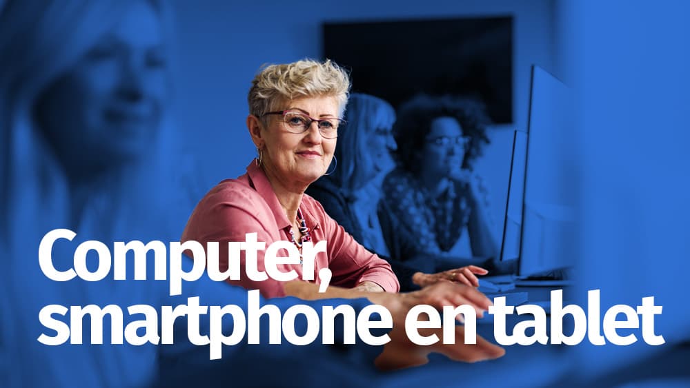 Computer, smartphone en tablet